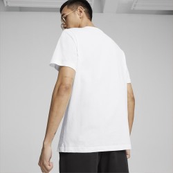 Camiseta Mercedes Puma Logo Tee White
