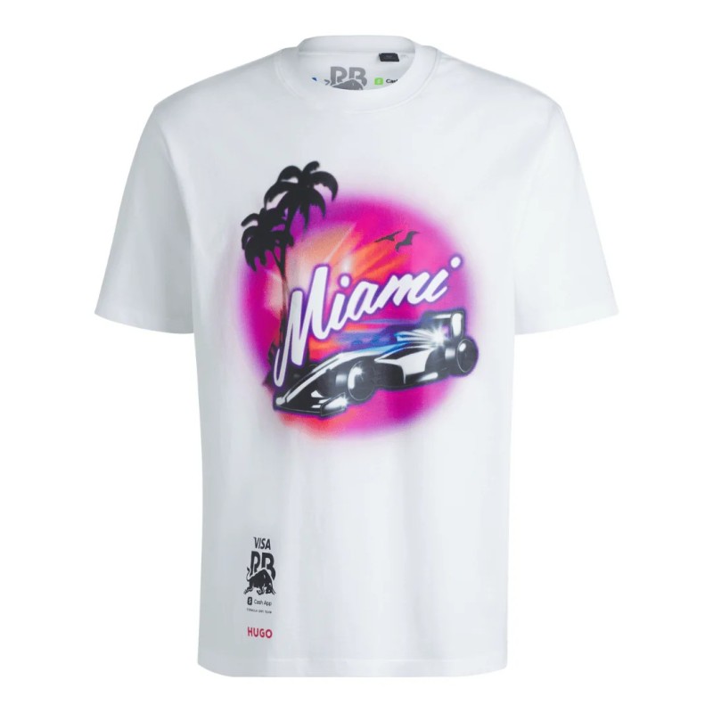 Camiseta RB F1 Miami – Edición Especial Blanca Camiseta RB F1 Miami – Edición Especial Blanca