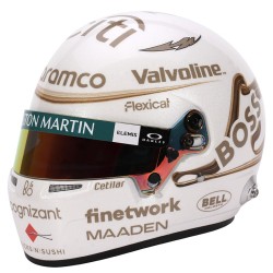 Fernando Alonso 2025 GP China Mini Hemet Bell escala 1:2