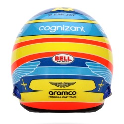 Fernando Alonso 2025 Mini Helmet Bell escala 1:2