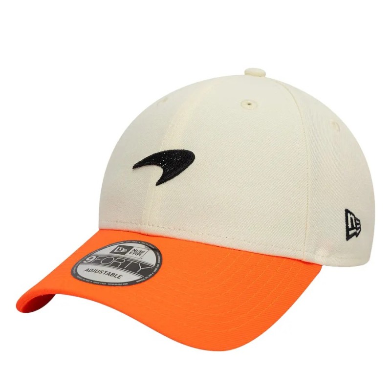 Gorra McLaren Contraste Visera 9FORTY® Blanco/Naranja Gorra McLaren Contraste Visera 9FORTY® Blanco/Naranja
