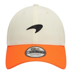 Gorra McLaren Contraste Visera 9FORTY® Blanco/Naranja