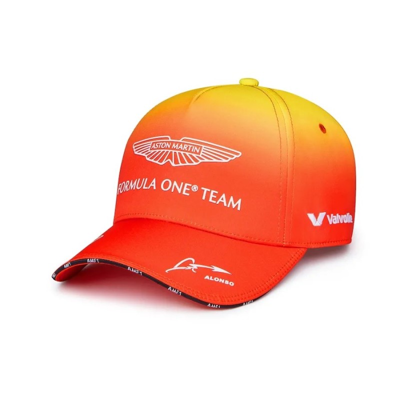 Gorra Aston Martin F1 RP SE Alonso Barcelona Cap Gradient Print