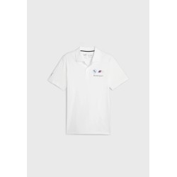 Polo Blanco Puma BMW MMS Essentials para Hombre