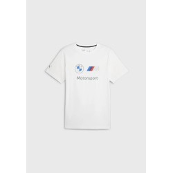 Camiseta Puma Hombre BMW MMS ESS Logo Blanca