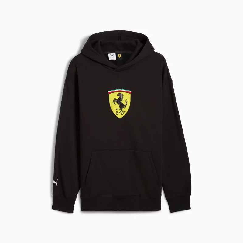 Camiseta Puma Ferrari Race Big Shield Tee Negra