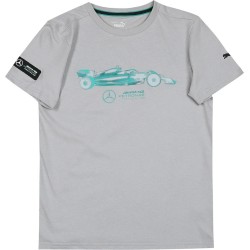 Camiseta Mercedes-AMG Petronas F1 para Niños Gris