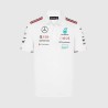 Polo del equipo Mercedes-AMG Petronas F1 para hombre blanco