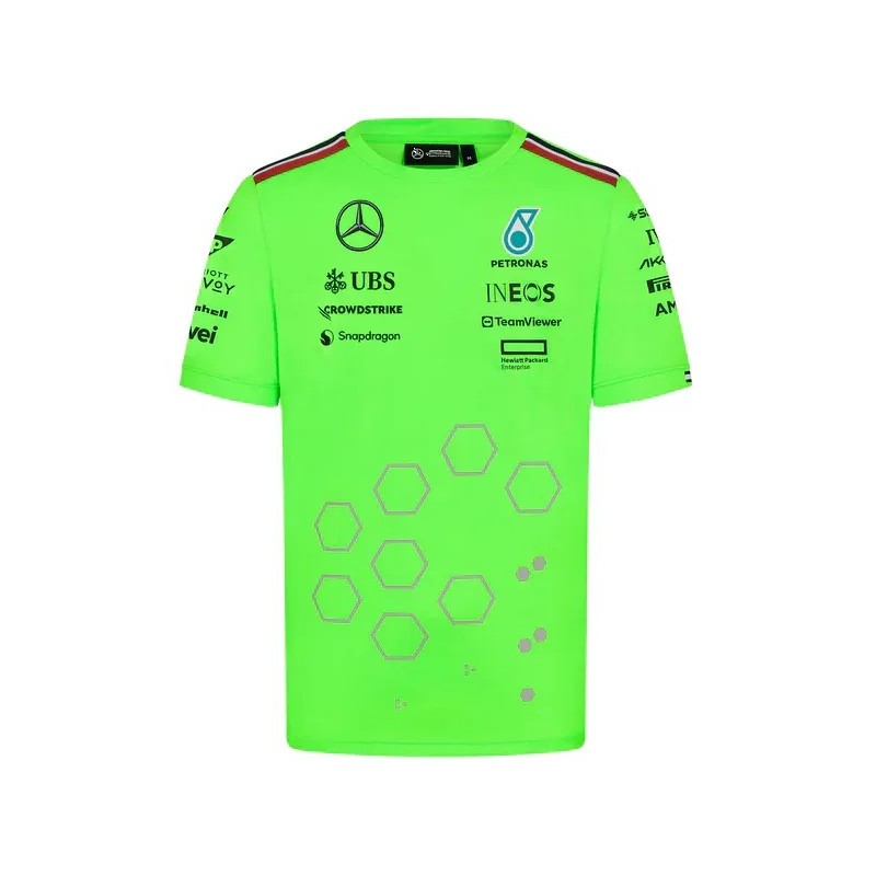 Camiseta Mercedes-AMG Petronas F1 RP para Hombre Verde