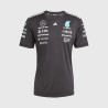 Camiseta de piloto Mercedes-AMG Petronas F1 RP para hombre en negro