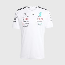 Camiseta de Piloto Mercedes-AMG Petronas F1 RP para Hombre Blanco