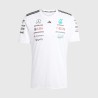 Camiseta de Piloto Mercedes-AMG Petronas F1 RP para Hombre Blanco
