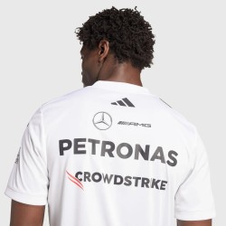 Camiseta de Piloto Mercedes-AMG Petronas F1 RP para Hombre Blanco