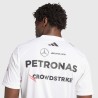 Camiseta de Piloto Mercedes-AMG Petronas F1 RP para Hombre Blanco