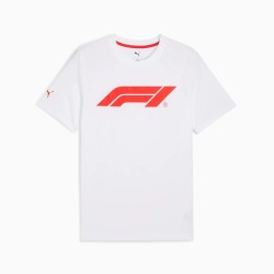 Camiseta Puma F1 ESS Logo Tee Blanca
