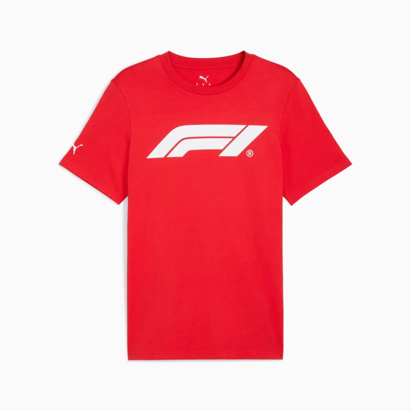 Camiseta Puma F1 ESS Logo Tee Pop Red