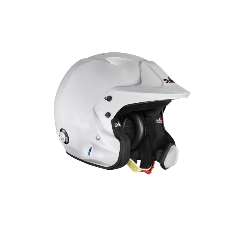 Casco STILO Venti4 WRC Composite Rally - Snell SA2020 FIA 8859-24 Hans FIA8858-24 Blanco exterior / Negro interior