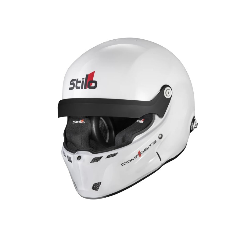 Casco STILO ST6 R Composite Rally - Snell SA2020 FIA 8859-24 Hans FIA8858-24 blanco exterior / negro interior