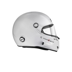 Casco STILO ST6 F Composite Turismo - Snell SA2020 FIA 8859-24 Hans FIA8858-11 - blanco exterior / negro interior