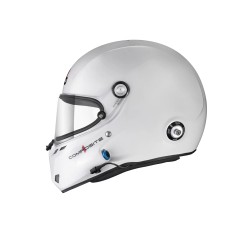 Casco STILO ST6 F Composite Turismo - Snell SA2020 FIA 8859-24 Hans FIA8858-11 - blanco exterior / negro interior