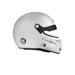 Cascos ST6 GT Composite Turismo - Snell SA2020 FIA 8859-24 Hans FIA8858-24 blanco exterior / negro interior
