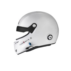 Cascos ST6 GT Composite Turismo - Snell SA2020 FIA 8859-24 Hans FIA8858-24 blanco exterior / negro interior