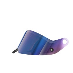 Visera Azul Espejo ST6 Tamaño Mediano