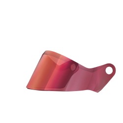 Visera Corta ST6 Espejo Rojo Oscuro