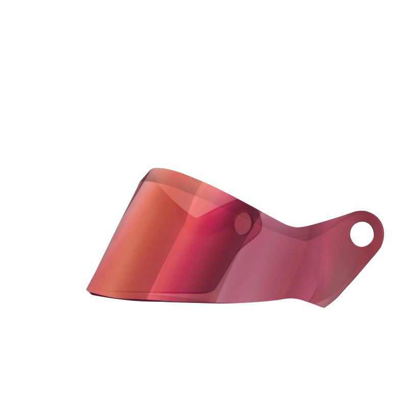 Visera Corta ST6 Espejo Rojo Oscuro