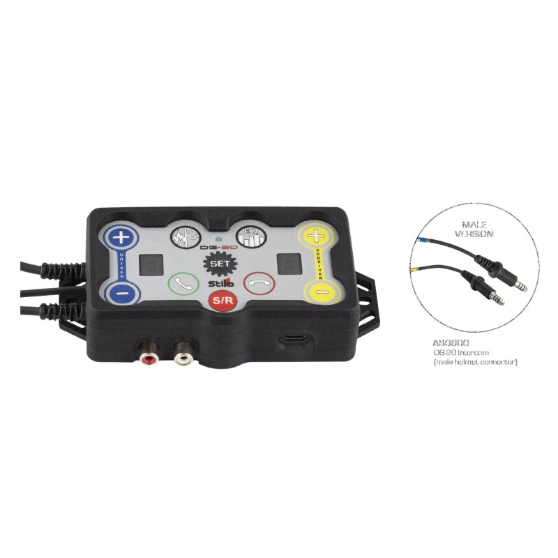 Conector de casco para Intercomunicador DG-20 (macho)
