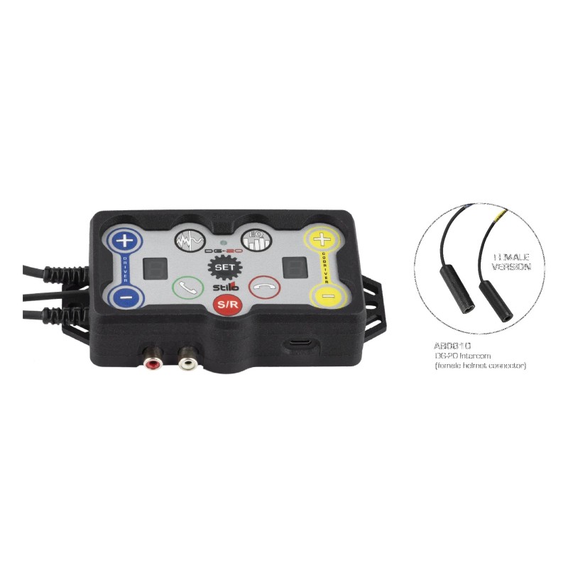 Conector de casco femenino DG-20 Intercom
