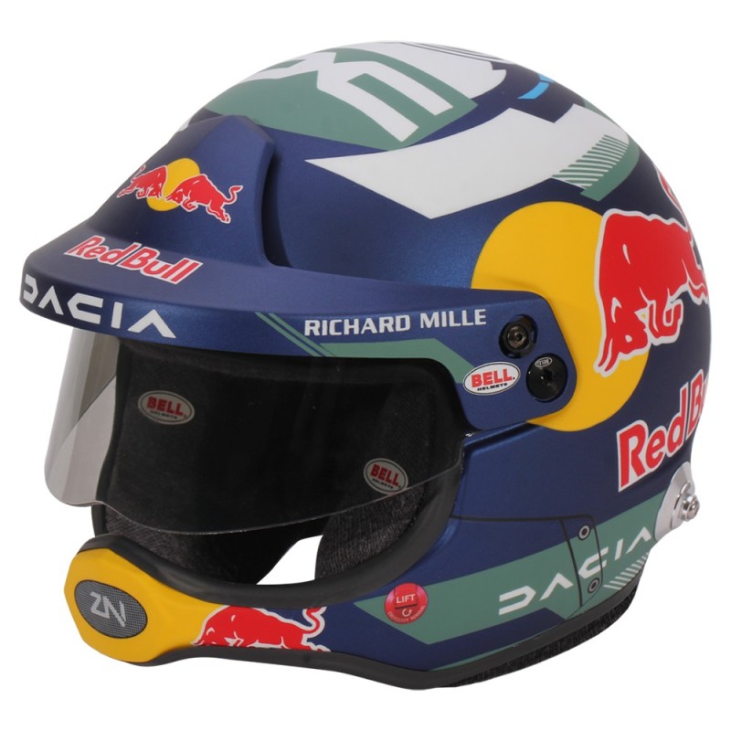 Sebastien Loeb 2025 Dakar Rally Mini Helmet Bell escala 1:2