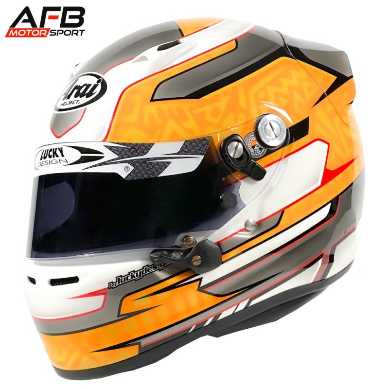 Casco Arai SK-6 Orange talla L By Lucky Designs