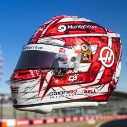 Esteban Ocon 2025 JAPAN GP Mini Hemet Bell escala 1:2
