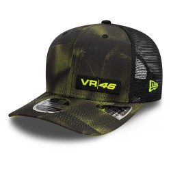 Gorra VR46 Newera Halftone AOP 9FIFTY Black