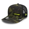 Gorra VR46 Newera Halftone AOP 9FIFTY Black