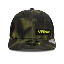Gorra VR46 Newera Halftone AOP 9FIFTY Black