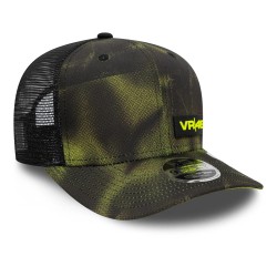 Gorra VR46 Newera Halftone AOP 9FIFTY Black
