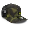 Gorra VR46 Newera Halftone AOP 9FIFTY Black