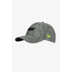 Gorra VR46 NewEra Pattern Cord 9Forty Cap Black