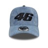 Gorra Trucker VR46 NewEra Patrón Cordón Marco Negro