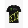 Camiseta VR46 Hombre Monster Dual Negra