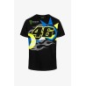 Camiseta VR46 para hombre Monster Dual Negra