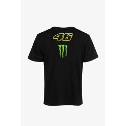 Camiseta VR46 para hombre Monster Dual Negra
