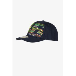 Gorra VR46 Heritage Mid Visor Azul