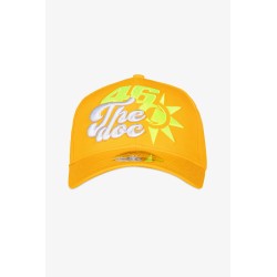 Gorra Visera Curva VR46 Heritage Naranja