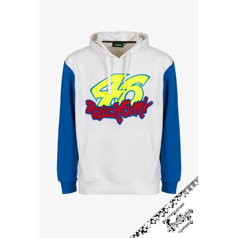 Sudadera VR46 Heritage Blanca para Hombre
