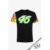 Camiseta VR46 Heritage para Hombre en Negro