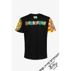 Camiseta VR46 Heritage para Hombre en Negro