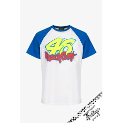 VR46 Camiseta Hombre Blanca de la Colección Heritage